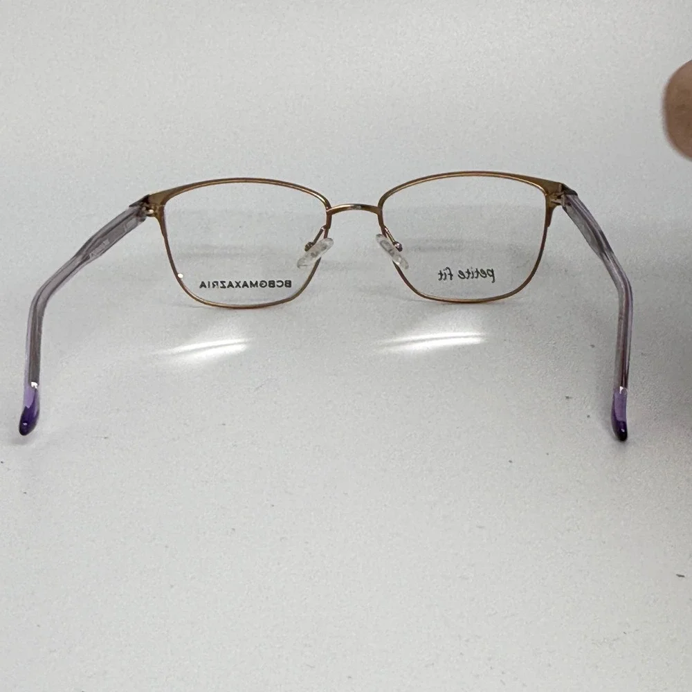 BCBGMAXAZRIA Hilda Petite Fit Eyeglasses‎ Purple Metal  Frames 50 16 130mm 21216
